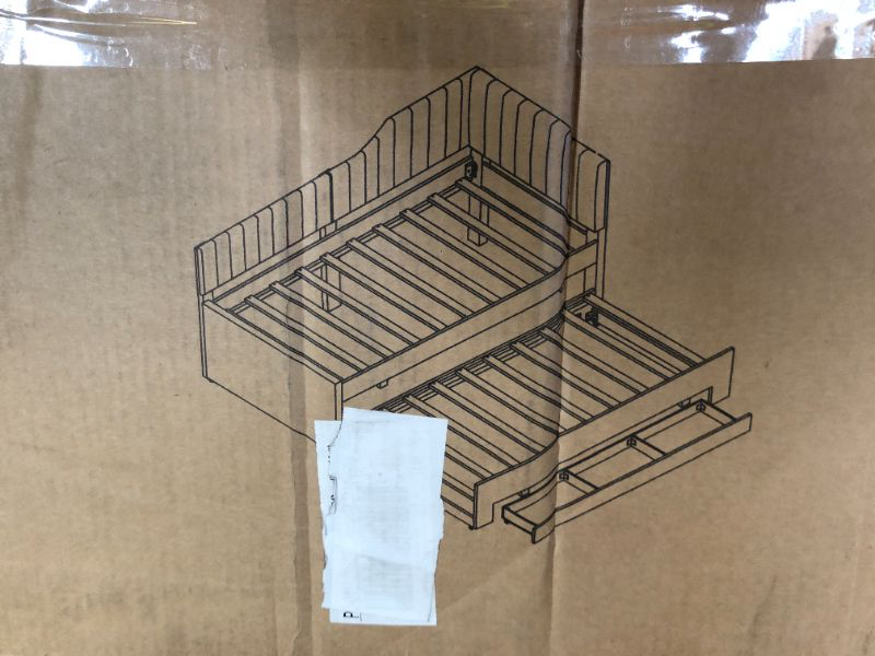 Photo 1 of -ONLY BOX 2 OF 2- twin bed with storage