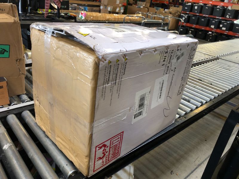Photo 1 of 12,000 BTU Portable Air Conditioner Cools Up to 500 Sq.Ft, 3-IN-1 Energy Efficient Portable AC Unit with Remote Control & Installation Kits for Large Room, Campervan, Office, Temporary Space