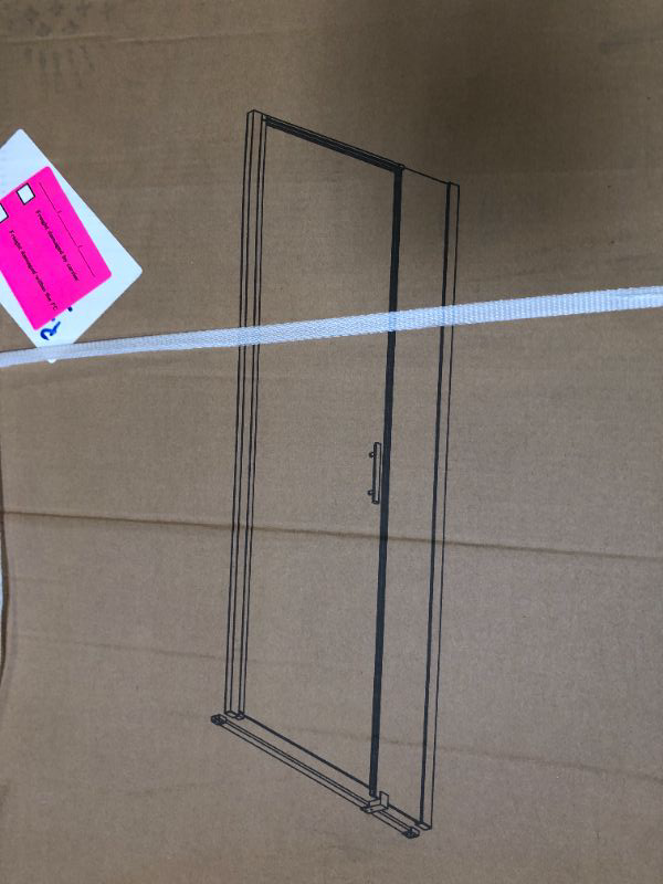 Photo 1 of -FACTORY SEALED- bathbliss 60"x72" shower door chrome clear 