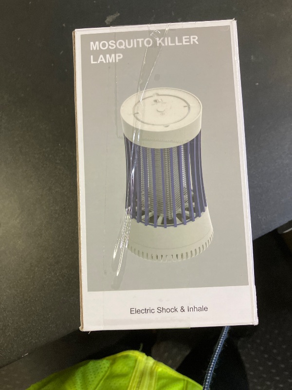 Photo 1 of Phosooy 2-in-1 Indoor Electric Bug Zapper with Fan, Chargeable 1500V High Voltage Mosquitoes Killer with Hanger, Small Fly Insects Lamp Trap Catching Moth Gnat Fruit Flies, White