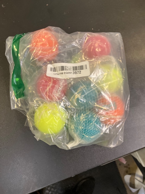 Photo 1 of Outward Hound Squeaker Ballz 8-Pack Tennis Ball Dog Toys with Squeaker, Interactive Fetch Play for Pets Under 25 lbs, Training Balls for Indoor & Outdoor Exercise, Small, 2-inch