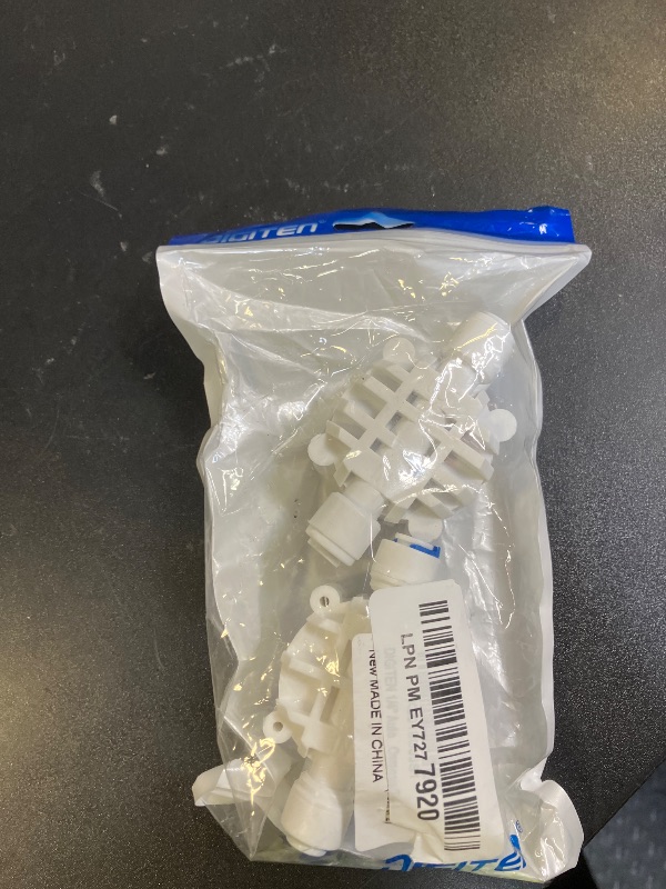 Photo 1 of DIGITEN 1/4" Automatic Shut-Off Valve with Quick-Connect Fittings For RO Reverse Osmosis(Pack of 2)