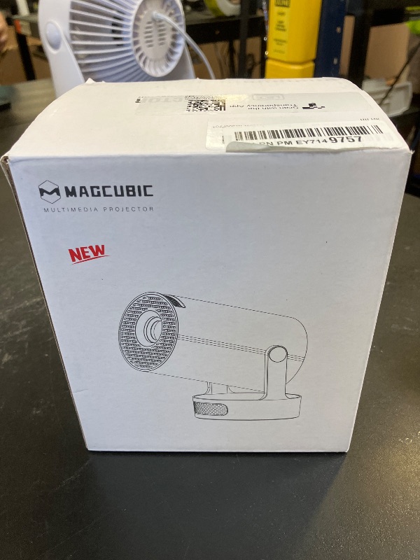Photo 1 of Magcubic Mini Projector 4K support with WiFi 6 and Bluetooth 5.4, 5w Soundbase Speaker, Auto Vertical Keystone 180°Rotatable Portable Proyector for Home Bedroom Outdoor HY300Pro+