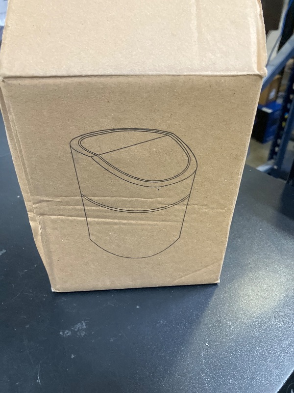 Photo 1 of Mini Desk Trash Can with Lid with Trash Bags 180 Pcs Swing-Lid Tiny Countertop Garbage Bin Small Table Top Plastic Covered Waste Basket