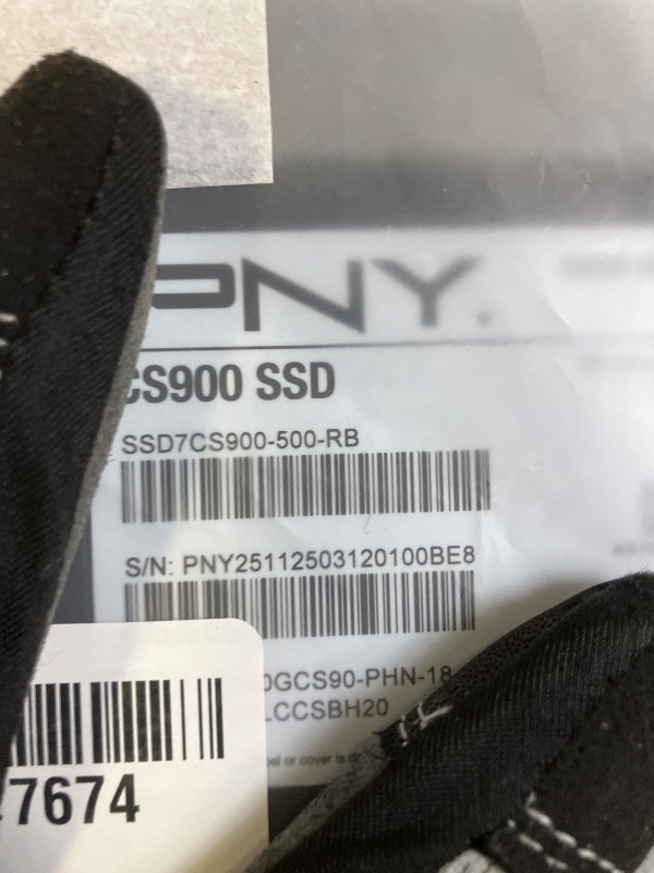 Photo 1 of PNY CS900 500GB 3D NAND 2.5" SATA III Internal Solid State Drive (SSD) - (SSD7CS900-500-RB)