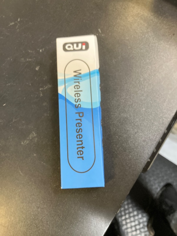 Photo 1 of QUI Presentation Clicker for PowerPoint, RF 2.4GHz USB Wireless Presenter Remote with Volume Control, PowerPoint Clicker Slide Advancer for Mac, Windows, Laptop, Keynote