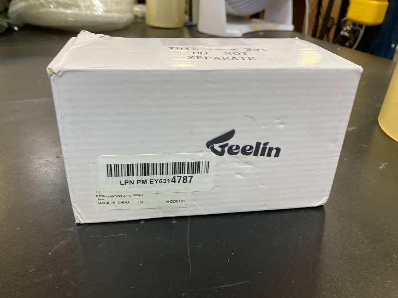 Photo 1 of Geelin 50 Pack Magnetic Name Tags Blank Name Badge Holder Plastic ID Tag Backing 1 x 3 Inches with 3 Pcs Magnets for Police Office Employee Custom(Silver)