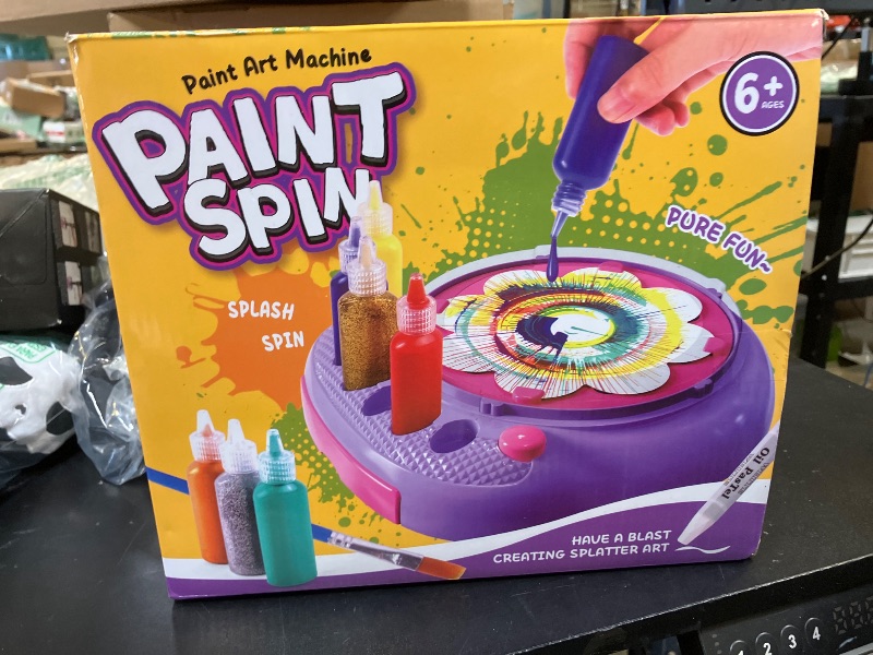 Photo 1 of Arts and Crafts for Kids Ages 4-8,Paint Spin Art Machine Kit,Art Craft Set for 6-9 Year Old,Cool Painting Spinner Toys Kits Set,Art Supplies Birthday Gifts for Boy Girl Ages 6 7 8 9 10 11 12 Green