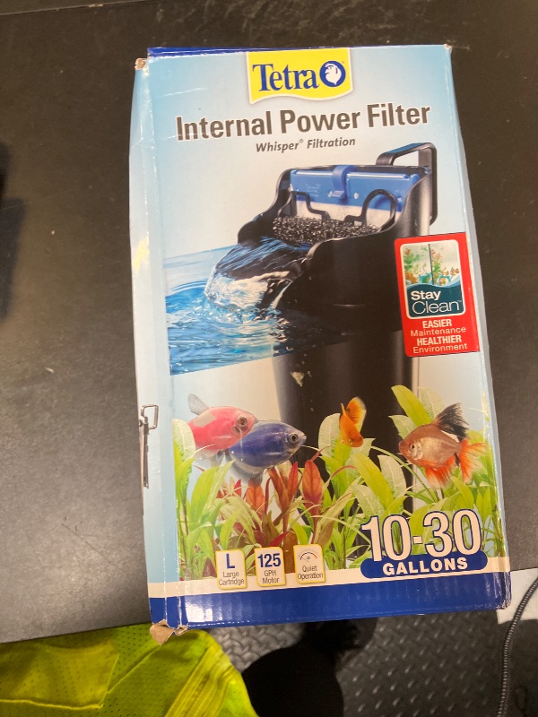Photo 1 of Tetra Whisper Internal Filter 10 To 30 Gallons, For aquariums, In-Tank Filtration With Air Pump