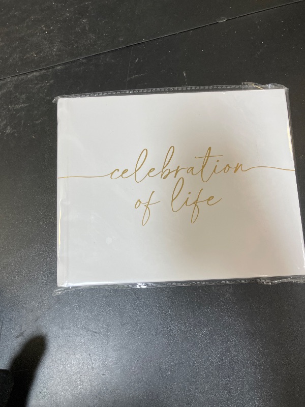 Photo 1 of Lamare Funeral Guest Book for Memorial Service – Elegant Celebration of Life Guest Book and in Loving Memory Guest Book - Condolences Book for Funeral
