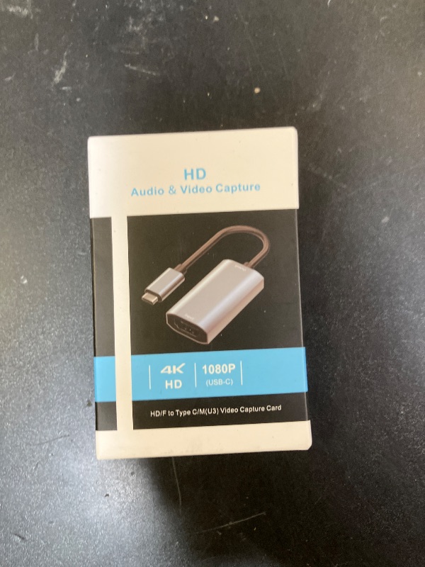 Photo 1 of GUERMOK Video Capture Card, USB3.0 HDMI to USB-C Capture Device, Stream & Record at 2K@30FPS 1080P@60FPS, Compatible with iPad Mac OS Windows, Quest 3, OBS, Zoom, PS5/4, Switch, Xbox (Gray)