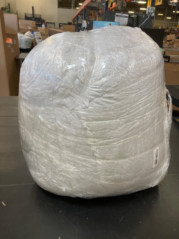 Photo 1 of Mattress Topper King for Back Pain, Extra Thick Mattress Pad Cover, Plush Pillow Top, Deep Elastic Pocket, White