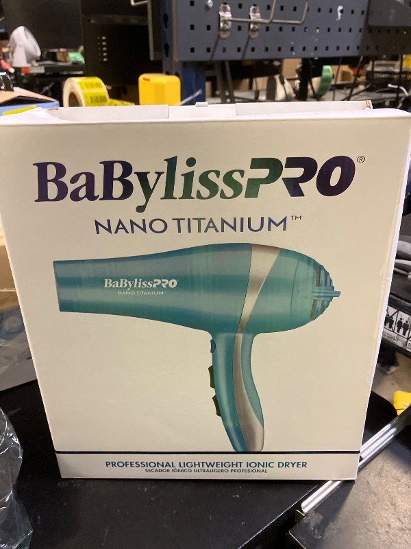 Photo 1 of BaBylissPRO Hair Dryer, Nano Titanium 2000-Watt Blow Dryer, Hair Styling Tools & Appliances, BNT5548