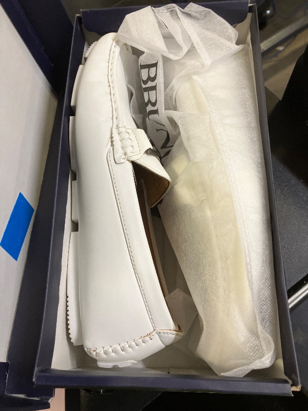 Photo 1 of Bruno Marc Men's Driving Penny Loafers Casual Slip-on Moccasins Shoes,Size 8.5,White,HUGH-01