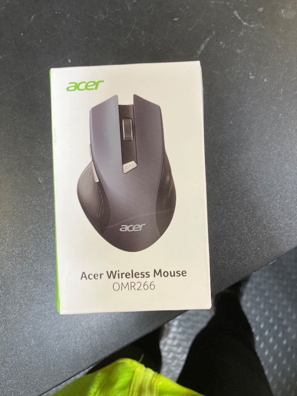 Photo 1 of acer Wireless Mouse for Laptop, 2.4GHz Computer Mouse 3 Adjustable DPI Office Cordless USB Mice with USBA Receiver, 6 Buttons, 1600 DPI, Medium to Large Sized Hands Compatible with PC, Laptop, Desktop