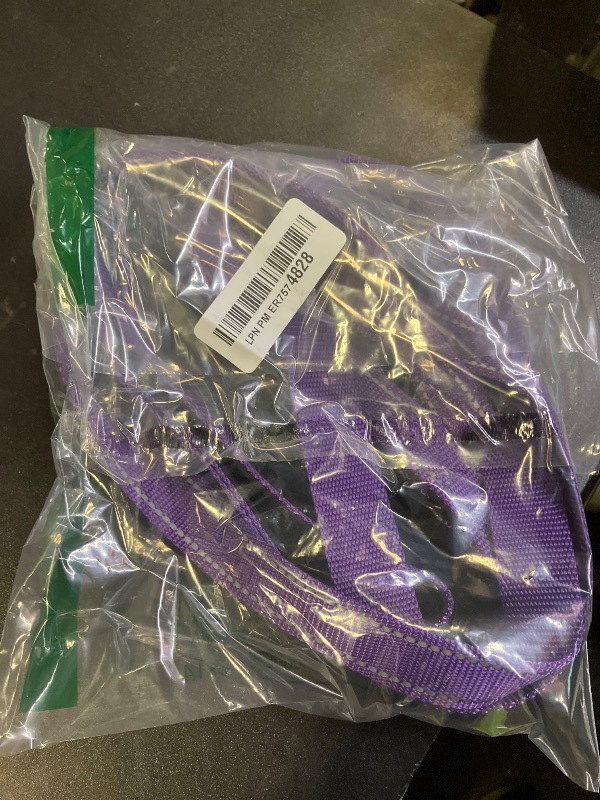 Photo 1 of Heavy Duty Dog Leash - 2 Handles by Padded Traffic Handle for Extra Control, 6foot Long - Perfect for Medium to Large Dogs (Purple, 6 ft)