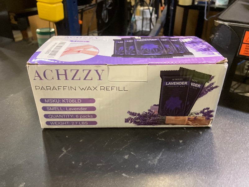 Photo 1 of Achzzy Natural Paraffin Wax Refills, 6 Pack Paraffin Wax Blocks of Lavender Scent for Paraffin Bath, Paraffin Wax for Hand and Feet for Deep Hydration, Moisturizing and Nourish(Lavender)