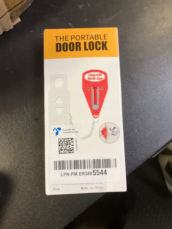 Photo 1 of AceMining Portable Door Lock Home Security Door Lock Travel Lockdown Locks for Additional Safety and Privacy Perfect for Traveling Hotel Home Apartment College