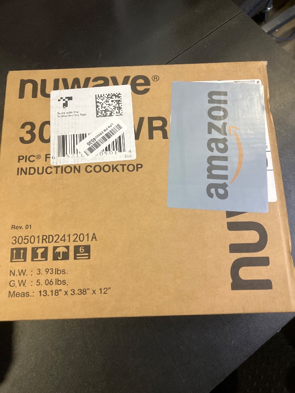 Photo 1 of Nuwave Flex Precision Induction Cooktop, 10.25” Shatter-Proof Ceramic Glass, 6.5” Heating Coil, 45 Temps from 100°F to 500°F, 3 Wattage Settings 600, 900 & 1300 Watts, Black