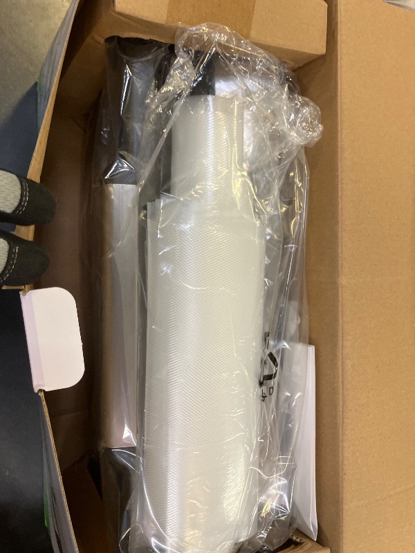 Photo 1 of 95kPa Vacuum Sealer Machine with AquaLock Technology, for Moist Seals, 2X Seal & 130W, Fully Automatic Food Sealer, Built-In Cutter, Bag Storage & Hose, Precision Sealing, 2 Bag Rolls,Stainless Steel