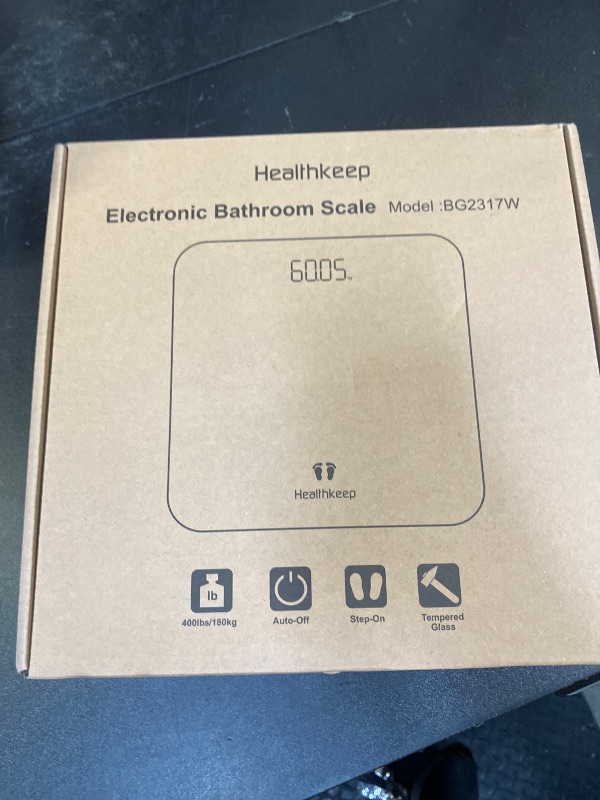 Photo 1 of Digital Bathroom Scales for Body Weight, Weight Scale with High Precision Sensors Accurate Round Corner Design LED Display 400lbs/180kg