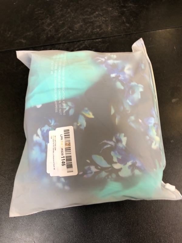 Photo 1 of Plus Size Tankini Swimsuit for Women - Two Piece Tummy Control Bathing Suit Tankini Top with Two Pockets Shorts Aqua and Floral 22 Plus