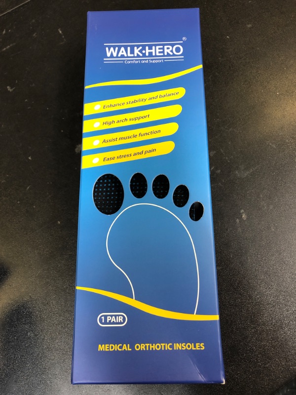 Photo 1 of Plantar Fasciitis Insoles for Men Women - Orthotics Inserts, Shoe Insoles Arch Support Flat Feet Inserts Work Boot Insoles for Standing All Day (Mens 8-8 1/2 | Womens 10-10 1/2)