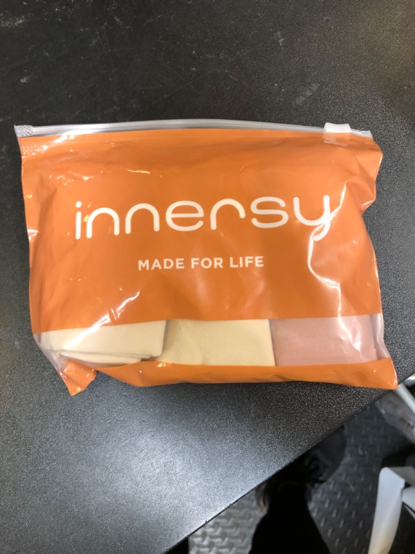 Photo 1 of INNERSY Women's Seamless No Show Hipster Panties Invisible Light Underwear 3-Pack(Nude Dip,Medium)