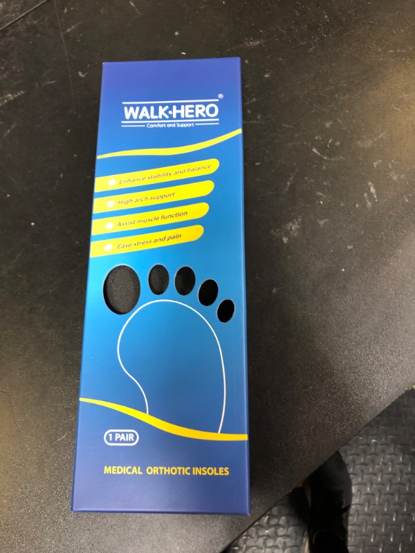 Photo 1 of Plantar Fasciitis Insoles for Men Women - Orthotics Inserts, Shoe Insoles Arch Support Flat Feet Inserts Work Boot Insoles for Standing All Day (Mens 7-7 1/2 | Womens 9-9 1/2)