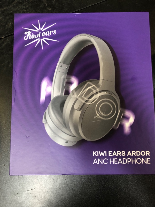 Photo 1 of Linsoul Kiwi Ears Ardor Bluetooth 5.4 Over Ear Headphones, Wireless DJ Studio Headphones, Dual Dynamic Driver Studio Monitor with Hybrid ANC, 140H Playtime, Lightweight for Podcast Gaming Guitar