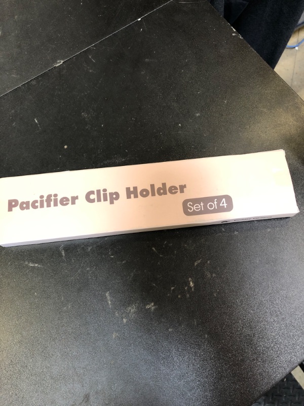 Photo 1 of Cuddle Campus Silicone Pacifier Clip Holder with One Piece Design, Pack of 4 Soft Flexible Binky Clips with Texture for Baby Boy and Girl Set 1(6M+)