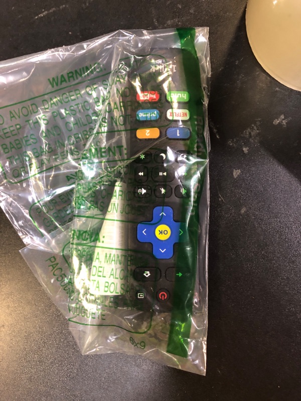 Photo 1 of 1-Clicktech Remote for Roku TVs and Players Express Premiere Ultra [2-in-1 w/TV Power+Volume] [NOT for Roku Stick]
