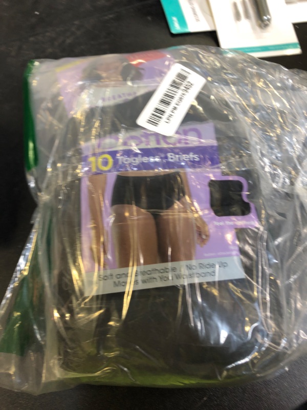 Photo 1 of Hanes womens Cotton Brief Underwear, 10 Pack - Brief Black, US