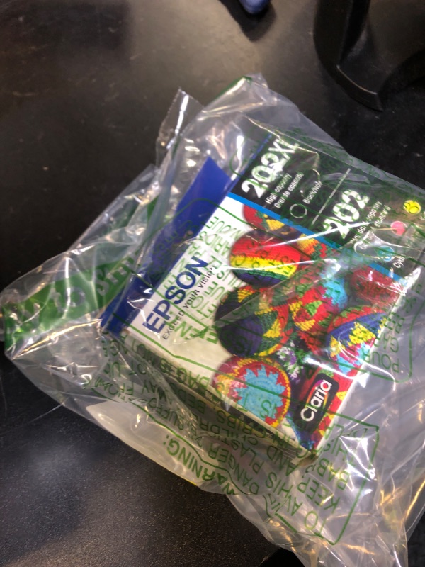 Photo 1 of EPSON 202 Claria Ink High Capacity Black & Standard Color Cartridge Combo Pack (T202XL-BCS) Works with WorkForce WF-2860, Expression XP-5100