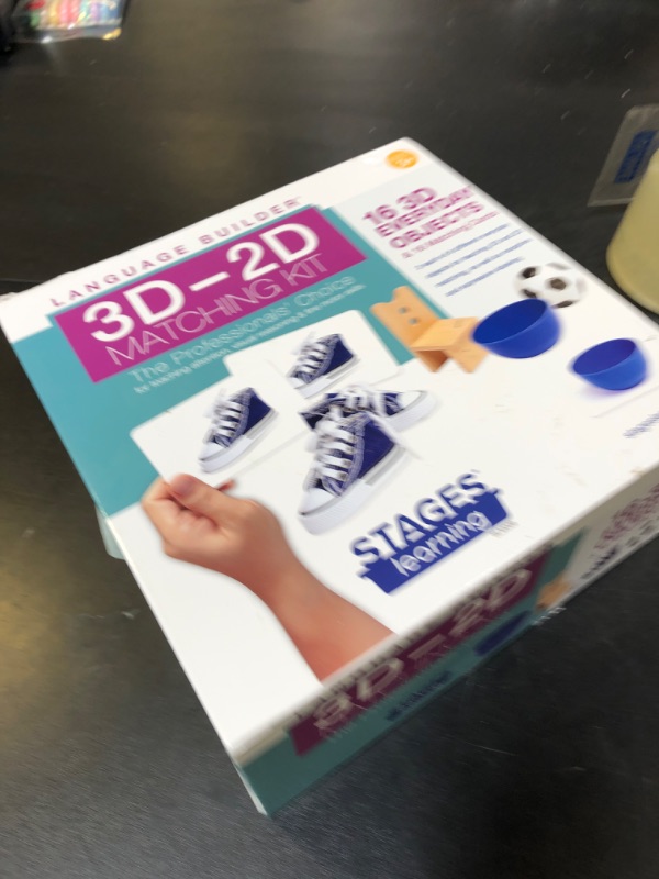 Photo 1 of Stages Learning Language Builder: 3D-2D Matching Kit: Everyday Objects, Multi