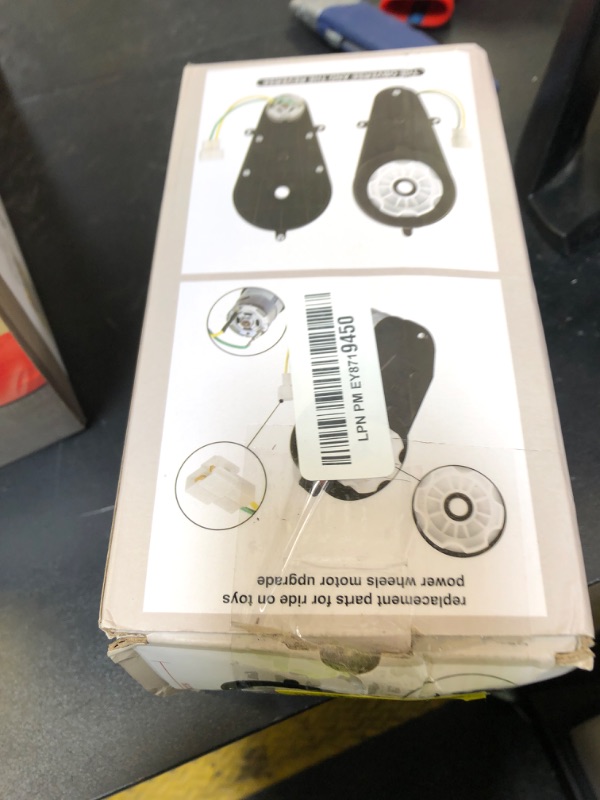 Photo 1 of 2Pcs 24V 45000RPM Gear Box for Kids Electric Ride On Toy Car,24V RS555 45000RPM Ride On Toy Car Conversion High Speed Drive Engine Motor Gearbox