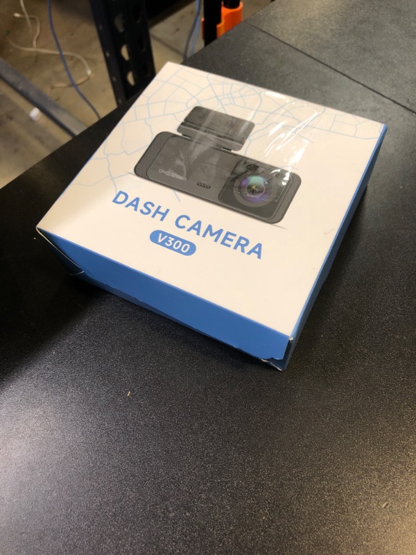 Photo 1 of Dash Cam 1296P Front Dashcam, V300 WiFi Dash Camera for Cars with App, Night Vision, Mini Hidden Single Car Camera, Loop Recording, 24H Parking Mode, Support 256GB Max, Black