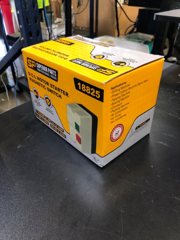 Photo 1 of Big Horn 18825 1 Phase, 50HZ 240V & 60HZ 220V, 5-HP, 22-34-Amp Magnetic Switch - UL Approved