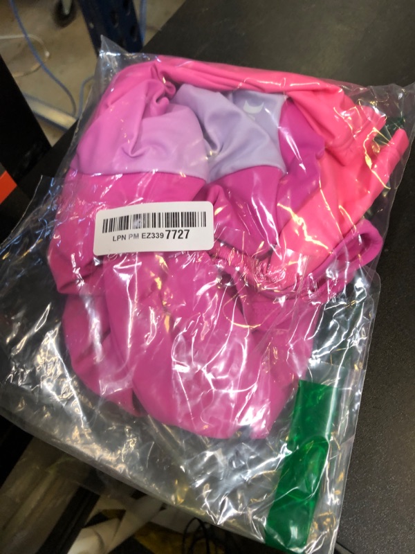 Photo 1 of Hurley Girls' Long Sleeve Rash Guard 2-Piece Swimsuit, China Rose, 8