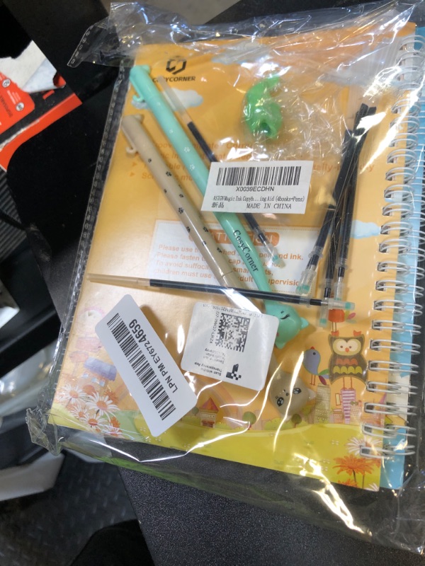 Photo 1 of Magic Ink Copybooks for Kids Reusable Handwriting Workbooks for Preschools Grooves Template Design and Handwriting Aid (4)