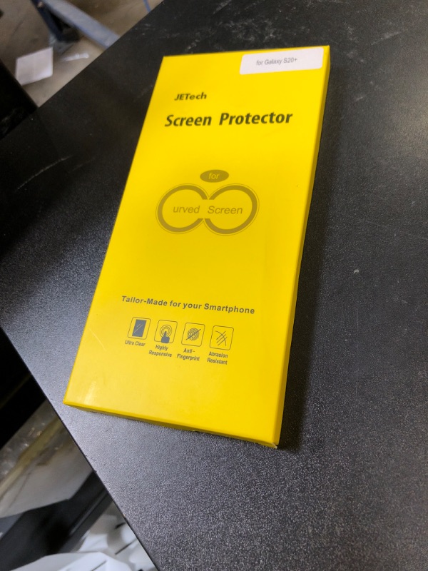 Photo 1 of JETech Screen Protector for Samsung Galaxy S20 Plus 5G 6.7-Inch, HD Clarity Flexible TPU Film, Case Friendly, 2-Pack