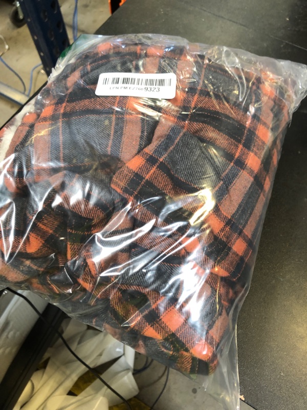 Photo 1 of Beotyshow Mens Sherpa Fleece Lined Flannel Shirt Jacket Long Sleeve Button Down Plaid Winter Jacket