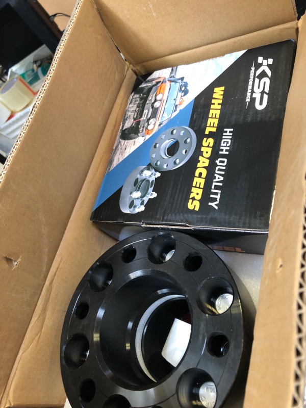 Photo 1 of KSP 6x135 Wheel Spacers for F150, 2 inch Hubcentric Wheel Spacer for 2004-2005-2014 F-150 2003-2014 Expedition Navigator 2005-2014 Mark LT, 50.8mm Thick with M14x2 Studs and 87.1mm Hub Bore Black 4PCS