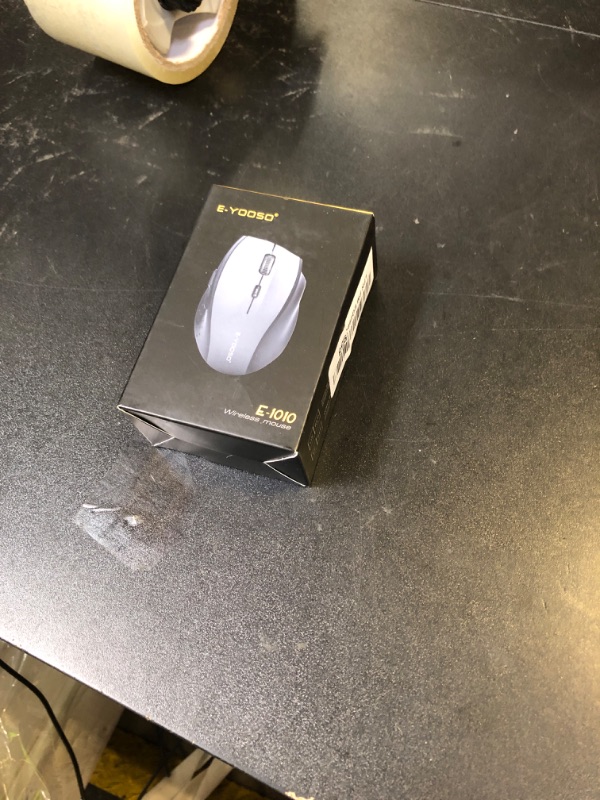 Photo 1 of E-YOOSO Wireless Mouse for Laptop, Portable Optical Computer Mouse, 6 Buttons, Cordless 2.4GHz with USB Receiver, 5-Level 4800 DPI, 18 Months Battery Life for PC Chromebook Windows Mac