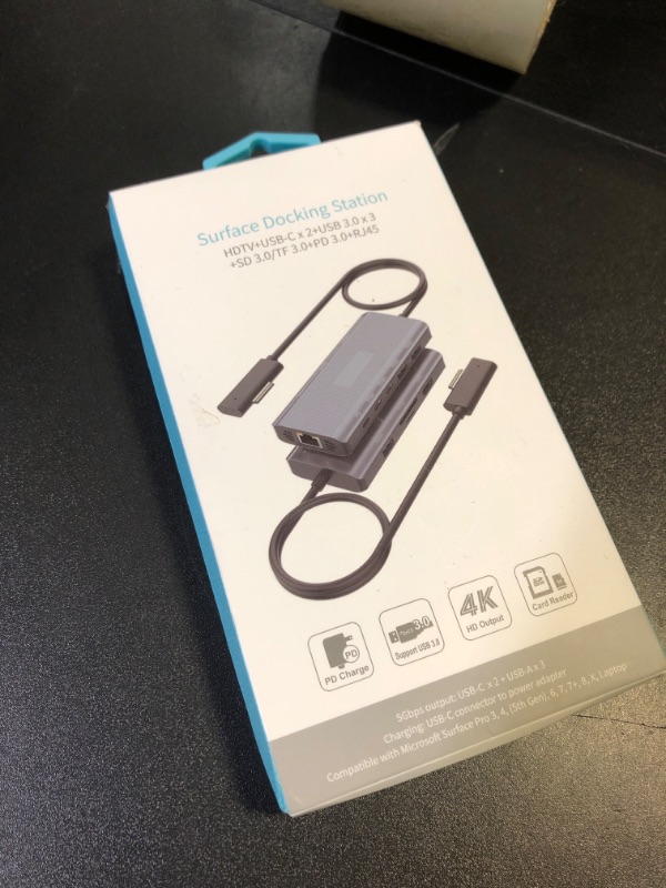 Photo 1 of New Microsoft Surface Dock, 11-in-1 Microsoft Surface Docking Station 4K@60HZ HDMI, Surface Travel Hub for Surface Pro 11/10/9/8/X/7/6/5/4/3, Surface Laptop 6/5/4/3/2/1, Laptop Go 3/2/1, Surface Book
