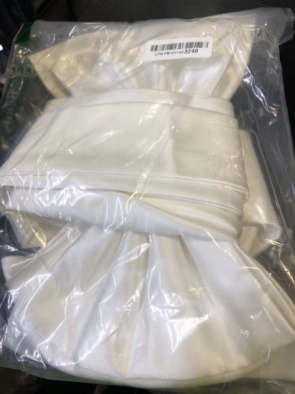 Photo 1 of Large Satin Bow for Backdrop, 59" x 15" Giant Bow Ribbon Tie for Themed Room Wall Decor Ormanents Door Wedding Engagement Bachelorette Shower Bridal Christmas Tree Decoration (White, 15x59 Inches)