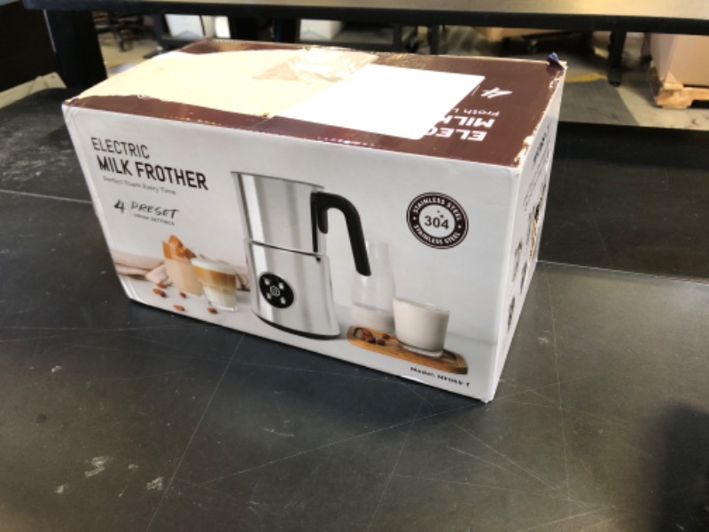 Photo 1 of Milk Frother and Steamer, Large Capacity Detachable Electric Milk Frother, Automatic Warm and Cold Foam Maker, Hot Chocolate Maker, BPA Free