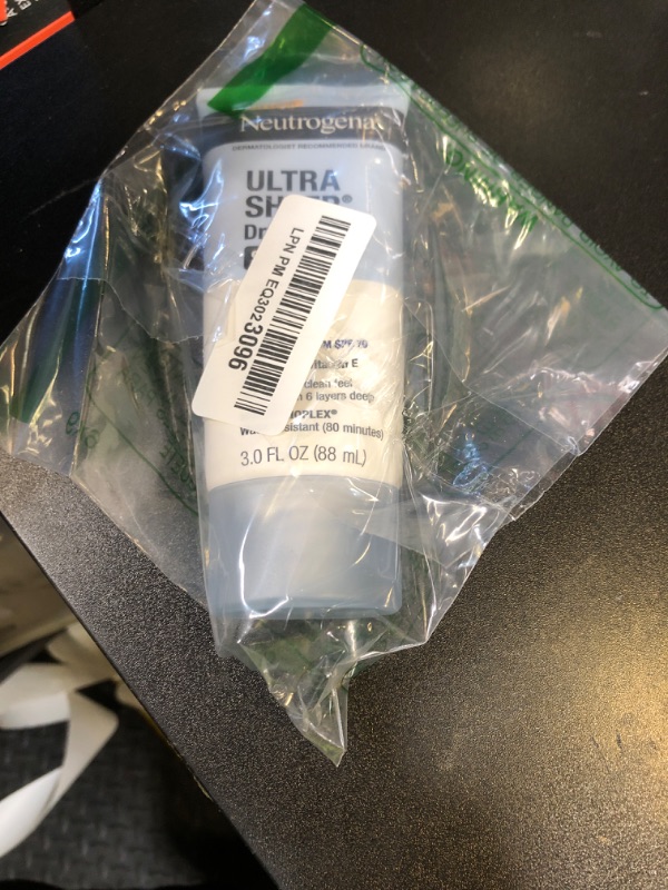 Photo 1 of Neutrogena Ultra Sheer Dry-Touch Sunscreen Lotion SPF 70, Broad Spectrum, Water Resistant 80 Min, Oil-Free, Oxybenzone-Free, Non-Comedogenic, Matte Finish, Body Sunscreen, Travel Size 3 Fl Oz