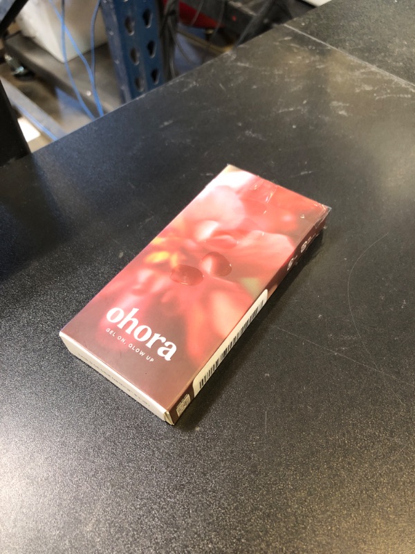 Photo 1 of ohora Semi Cured Gel Nail Strips (N Ruby French) - Red, French, Works with Any UV/LED Lamps, Salon-Quality, Long Lasting, Easy to Apply & Remove - Includes 2 Prep Pads, Nail File & Wooden Stick