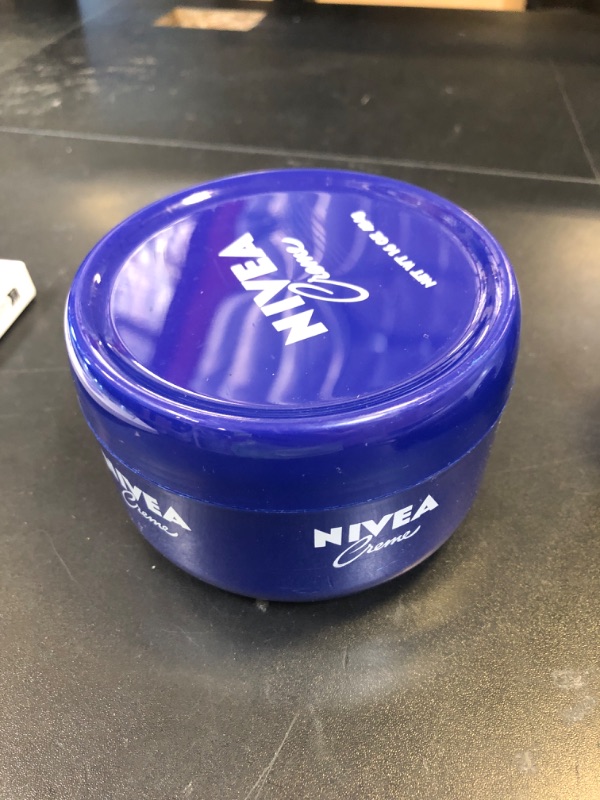 Photo 1 of NIVEA Creme Face, Hand and Body Moisturizer Cream, Rich Body Cream for Dry Skin with Provitamin B5, Fast-Absorbing and Non-Comedogenic, For Daily Use on All Skin Types, 16 Oz Jar